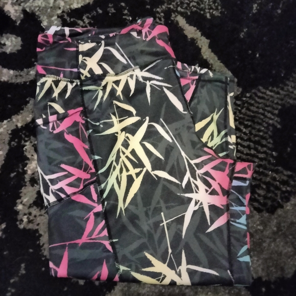 Woman's pro player moisture wicking exercise tights Sz XL - Picture 6 of 9